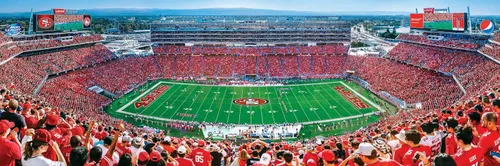 Vista 2 de Obras maestras NFL Estadio rompecabezas panorámica, 1000-Piece