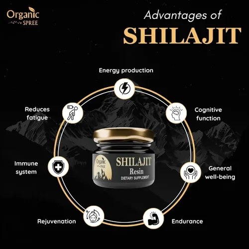 Vista 6 de ORGANIC SPREE Resina Shilajit de 0.70 onzas (0.70 onzas) de resina con más de 85 oligominerales, 75% más de ácido fúlvico, apoya la energía