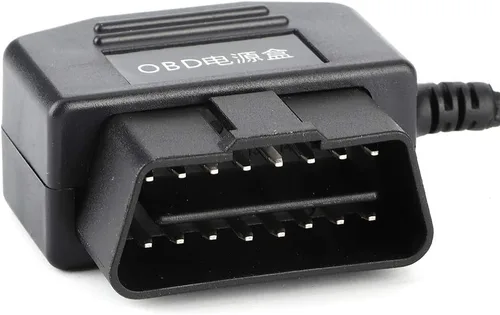 Vista 5 de Ejoyous Cable de alimentación OBD2, cable de alimentación USB Cable de carga 16Pin OBD2 Conector universal para coche GPS DVR Cámara