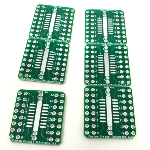 Vista 7 de Soluciones de Circuito Personalizado – Módulo de PCB de Separación SMD a DIP, 4-Pino, Adaptador de Cabezal de D2PAK (DPAK) a DIP con Resistencia SMT