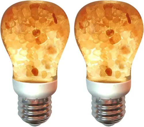 Vista 10 de Himalayan Glow - Foco LED equivalente a 60 W, lámpara de sal de 1 unidad, regulable, se adapta a la mayoría de lámparas de sal, ambiente cálido
