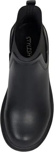 Vista 6 de STYLISH S IRENE - Botines de plataforma con suela de tacón bajo para mujer Chelsea