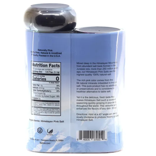 Vista 7 de The Spice Lab - Sal gruesa rosa del Himalaya, cristal puro gourmet, aporta nutrientes y minerales, fortificada para la salud, certificado Kosher