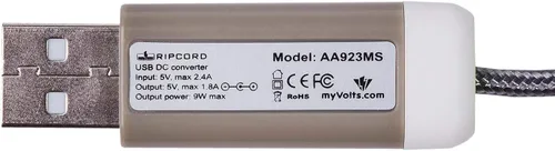 Vista 4 de MyVolts Cable de alimentación USB de 5 V compatible con/repuesto para disco duro externo Iomega LPHD160-U