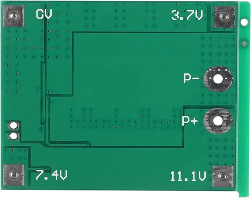 Vista 5 de 4 unids 3S 11.1V 12V 25A 18650 Li-ion batería de litio placa de protección PCB con circuito equilibrado sobre descarga de carga sobre protección