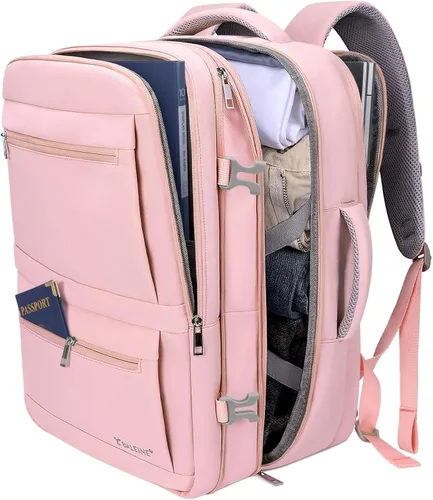 Vista 19 de BALEINE Mochila de Viaje para Mujeres y Hombres, Mochila Grande y Resistente de Equipaje de Mano para Laptop, Regalos para Negocios, Casual, Fin