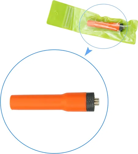 Vista 5 de Paquete de 2 Walkie Talkies universales Antena corta suave VHF/UHF 136/430 SMA-Hembra Antena para radios Kenwood HYT bidireccionales