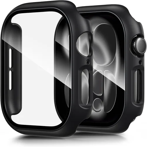 Vista 43 de LK 4Pack for Apple Watch Series 12/11/10 46mm Privacy Screen Protector Negro