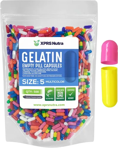 Vista 18 de XPRS Nutra Cápsulas vacías tamaño 5 – 100 cápsulas de gelatina vacías transparentes muy pequeñas – Pastillas de relleno de cápsulas de bricolaje