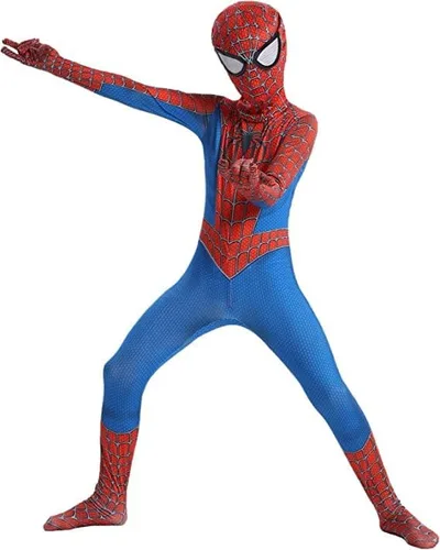 Vista 4 de FXBCOS Disfraz de Spider Zentai de elastano, disfraz de Halloween