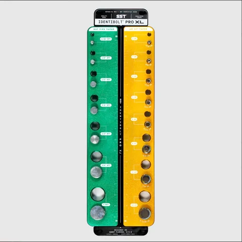 Vista 10 de SST - Identibolt Pro XL - Verificador de Roscas Preciso y Montaje en Pared - Tuercas y Pernos de Tamaño Grande - Roscas Imperiales SAE y Métricas