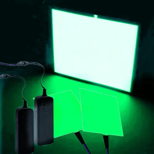 Vista 11 de El Panel de luz – 2 piezas 3.9 x 3.9 in DIY Electroluminiscente Cuttable Máscara Iluminación de Ojos DIY Cosplay Fiesta Decoración