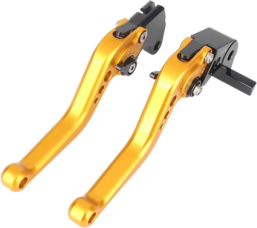 Vista 5 de Palancas de cluth de freno cortas para Suzuki 2004 2005 GSXR GSX-R 600 750 K4 04 05, Dorado