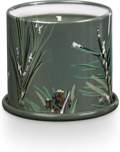 Vista 3 de Illume, Vela lata bálsamo cedro Demi Vanity 3 onzas