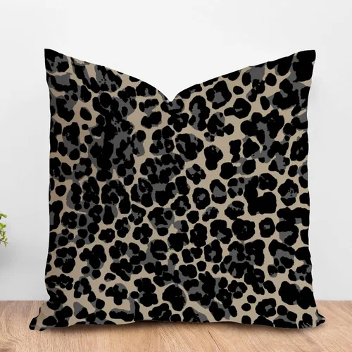 Vista 115 de ArogGeld Funda de almohada para sofá, guepardo y leopardo, estampado de leopardo, funda de cojín decorativa de granja para sala de estar