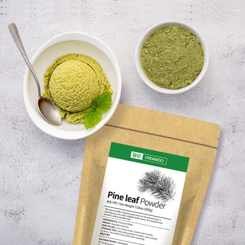 Vista 5 de ONDAMGO Natural Pine Needles - Polvo de té de 7.05 oz - 100% polvo de hoja de pino 7.05 oz (agujas de pino en polvo)