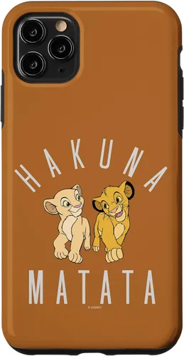 Vista 13 de Funda para iPhone 13 Pro Max Disney The Lion King Simba y Nala Hakuna Matata