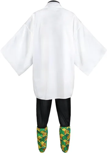 Vista 4 de Cosplay Costume Anime Sabito Cosplay Kimonos Outfit Uniform With Wig Full Set Halloween