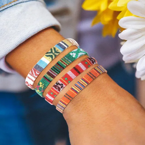 Vista 3 de Lorfancy 12 pulseras bohemias para mujeres y niñas, pulseras trenzadas, pulseras estéticas de playa, surfistas, hombres, pulseras de amistad