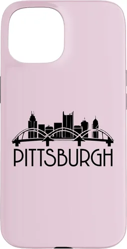 Vista 10 de iPhone 16 Pittsburgh Skyline 412 Steel City Case