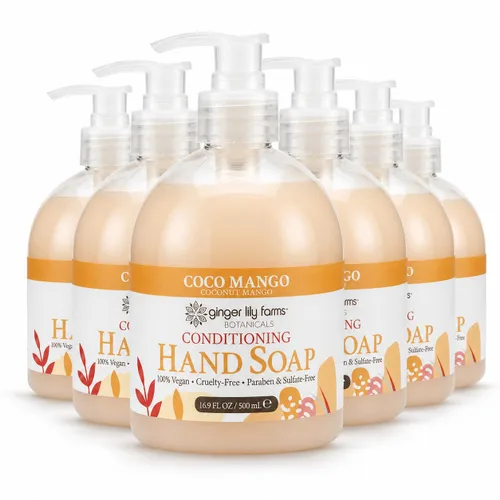 Vista 48 de Ginger Lily Farms Botanicals Jabón de manos, 12 onzas, pera de manzana
