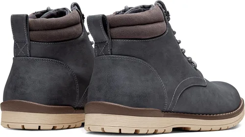 Vista 3 de Vostey Botas de senderismo para hombre, impermeables, botas chukka casuales para hombre