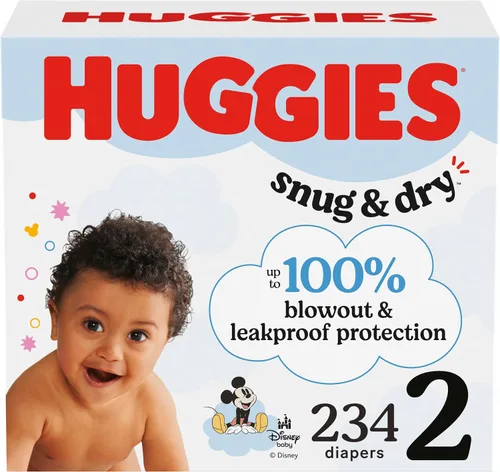 Vista 55 de Pañales Huggies Snug & Dry para bebé
