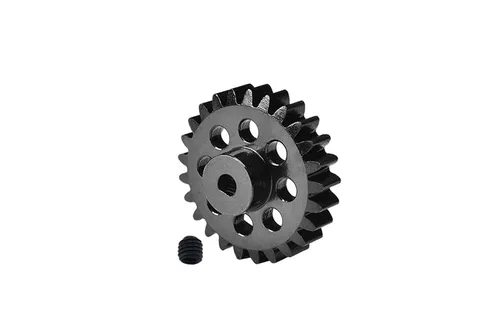 Vista 2 de GPM Upgrades 40Cr Steel Motor Gear 25T para 1/5 X Maxx 6S Monster Truck (77076-4)/ 1/5 XMaxx 8S Monster Truck (77086-4)/ 1/6 4Wd Xrt 8S (78086-4) RC