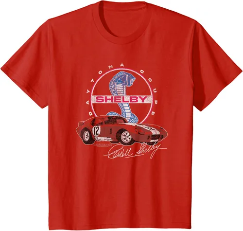 Vista 3 de Carroll Shelby Daytona Coupe Circle Logo Camiseta, Gris