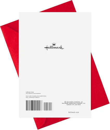 Vista 6 de Hallmark Tarjetas de Navidad, los amigos hacen que cada día sea feliz (6 tarjetas navideñas con sobres)