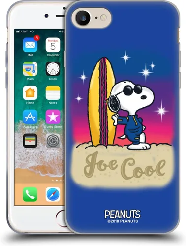 Vista 11 de Head Case Designs Funda de gel con licencia oficial de Peanuts Beach Surf Snoopy Boardwalk Airbrush [protección de grado militar] compatible