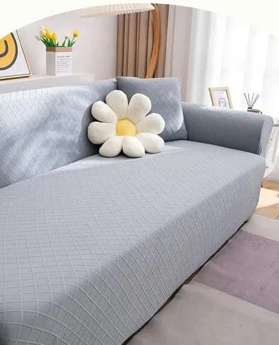 Vista 3 de zyhfcfff-sd Funda para sofá de 1, 2, 3, 4 y 5 plazas, protector de muebles de terciopelo grueso de lujo, funda de color sólido, funda elástica