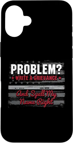 Vista 23 de Write A Grievance and Spell My Name Case for iPhone 17