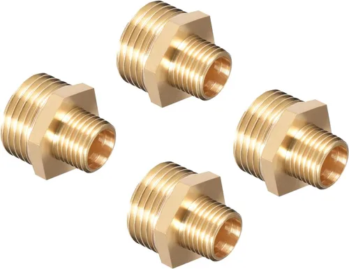 Vista 7 de M METERXITY Accesorio de tubería de rosca macho - Hex G1/2 x G3/4 Macho Rosca Tubería Adaptador, Acoplador Rápido, Aplicar a Tubo de Aire, Compresor