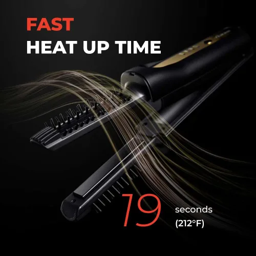 Vista 7 de YA-MAN SPA Styler® Volumen Inalámbrico + Suave - Estilo Inalámbrico, Reimaginado. Cepillo caliente híbrido + plancha plana