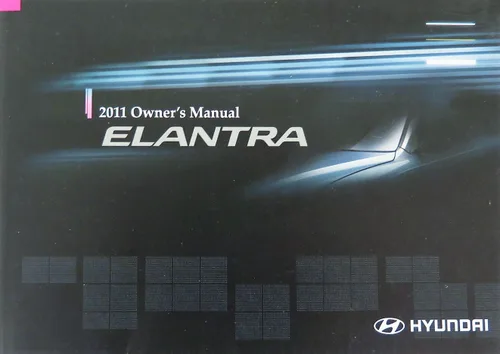 Vista 3 de 2011 Hyundai Elantra Owners Manual Guide Book