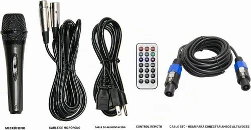 Vista 8 de Par de bocinas Alphasonik todo en uno de 8 pulgadas con potencia de 800W PRO DJ amplificados con Bluetooth