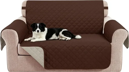 Vista 60 de Fundas para Silla Reclinable Reversibles Funda de Sofá para Mascotas Protector de Muebles Lazy Boy (Silla 23'', Beige/Beige)