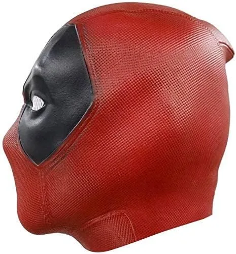 Vista 3 de Bulex Máscara de muerto réplica de casco de cabeza completa, disfraz de cosplay para adultos