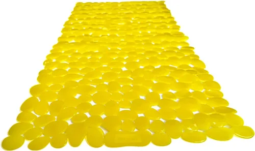 Vista 21 de Alfombra antideslizante para bañera y ducha "Pebbles" de 27 x 14 pulgadas, ovalada, no tóxica, segura, limpia, lavable a máquina, agarre y drenaje
