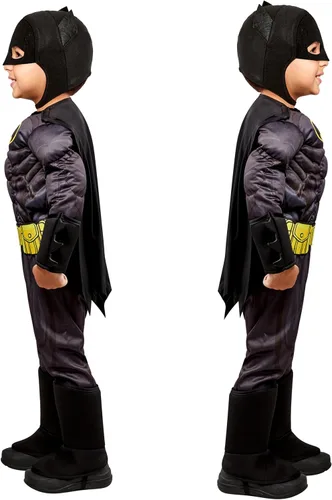 Vista 3 de Rubie's Batman Deluxe Disfraz para niños pequeños