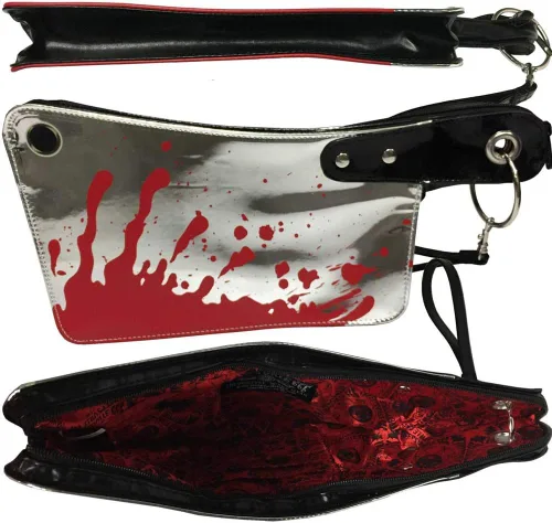 Vista 3 de kreepsville 666 Bolso Clutch Cleaver Metallic, Metálico