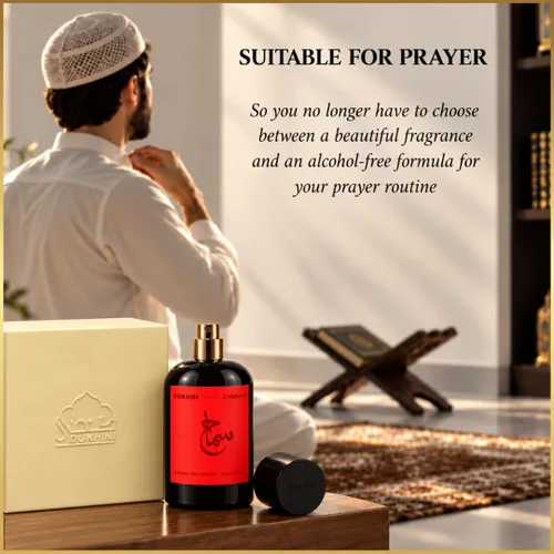 Vista 6 de Dukhni Samaah - Colonia de perfume de larga duración de 3.4 fl oz
