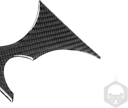 Vista 6 de NVCNX - Reposabrazos de consola central de fibra de carbono de alta calidad, soporte para taza de agua, marco de panel, cubierta interior compatible