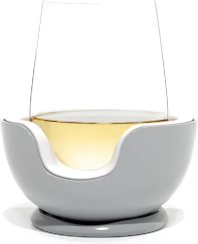 Vista 11 de VoChill Enfriador de copas de vino sin tallo Mantén el frío en tu copa Fabricado en Estados Unidos El original Recongelable Chill Cradle™
