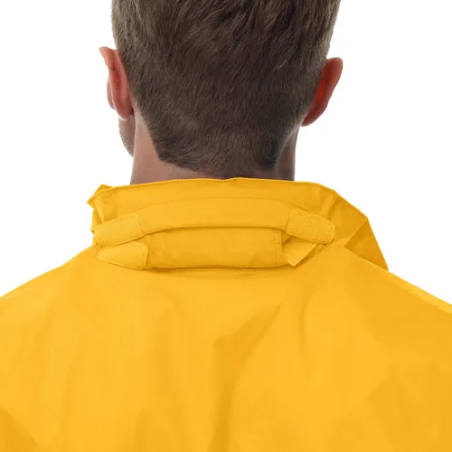 Vista 5 de TIHEEN Chaqueta impermeable para hombre, para ciclismo, correr, con capucha, cortavientos, senderismo, abrigo para lluvia