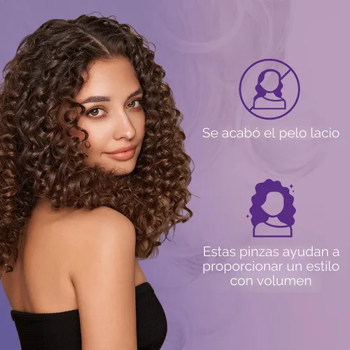Vista 3 de Curl Keeper Pinzas de pelo para cabello grueso y fino, pinzas de garra con dientes anchos (paquete de 12) - Pinzas grandes para mujeres - Soporte