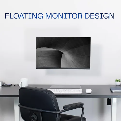 Vista 9 de VIVO Soporte de pared de contrapeso para monitor único para pantallas de 32 pulgadas de hasta 19.8 libras, movimiento completo, VESA máximo 100x100