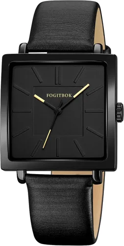 Vista 8 de Reloj de cuero impermeable para mujer, reloj de pulsera de cuarzo para muñecas pequeñas, diseño fino
