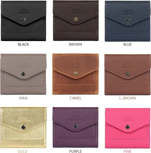 Vista 5 de Cartera estilo sobre de cuero genuino - Bloqueo RFID - Unisex